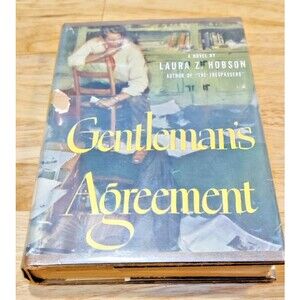 Gentleman's Agreement by Laura Z. Hobson (Book Club Edition, 1947)